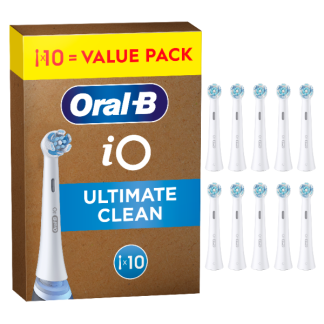 Oral-B iO Ultimate Clean White Oryginalne wymienne okrągłe końcówki 10sztuk