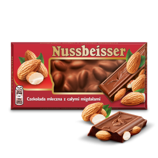 Nussbeisser czekolada mleczna z migdałami 100 g
