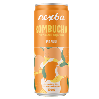 NEXBA MANGO KOMBUCHA 0,33 L PUSZKA
