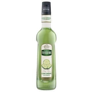 MATHIEU TEISSEIRE CUCUMBER 0,7 L OGÓREK BUTELKA SZKLANA