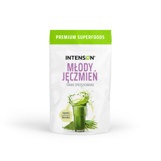 Młody Jęczmień Intenson Bio Proszek Detoks Energia Odporność 100g
