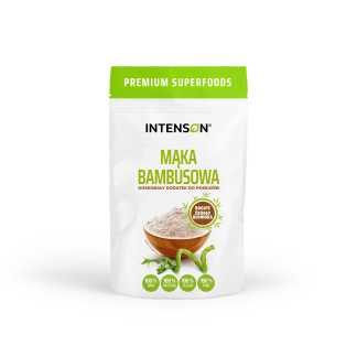 Mąka Bambusowa Intenson Bezglutenowa Błonnik Zdrowa Dieta 500g