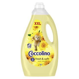 Coccolino Fresh & Soft Płyn do płukania tkanin Happy Yellow 3000 ml (120 prań)