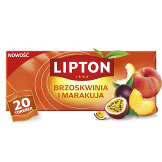 Lipton Herbata owocowa Brzoskwinia i marakuja 20 torebek