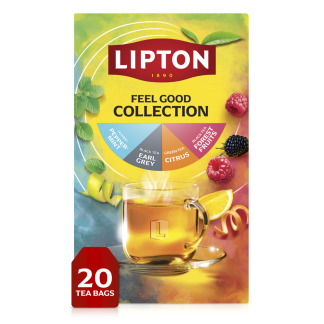 Lipton Feel Good Collection Zestaw herbat aromatyzowanych i herbatek ziołowych 32,5 g 20 torebek