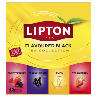 Lipton Tea Collection Herbata czarna aromatyzowana Variety Pack 40 torebek 64 g
